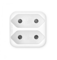 Сетевой разветвитель Buro BU-PS2F-W (2 розетки) белый (пакет ПЭ) {352751}