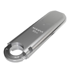 Maxvi USB Drive 32GB P2 silver, <>=>;