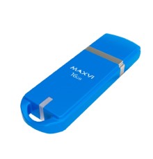 Maxvi USB Drive 16GB P3 sky blue, монолит с колпачком, ABS пластик, USB 2.0
