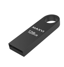 Maxvi USB Drive 128GB  MK dark grey, монолит, металл, USB 2.0 FD128GBUSB20C10MK