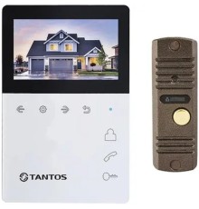 Tantos Комплект домофона Tantos  Elen Kit (медь) Комплект монитора Elly и вызывной панели AVC-305 (PAL) медь