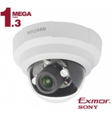 BEWARD B1510DR Купольная IP-камера 1.3Мп, 1/3'' КМОП SONY Exmor, объектив 2.7-12мм, ИК-подсветка до 10м, microSDHC (до 32 ГБ), поддержка сервиса CamDrive