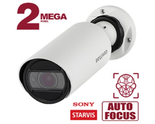[Камера видеонаблюдения] BEWARD SV2018RZ Уличная IP-Камера 2 Мп, 1/2.8' КМОП Sony Starvis,2xWDR до 140 дБ, 3 потока, H.265/H.264/MJPEG, 1920?1080, 60к/c, моторизованный объектив, 2.7-13.5 мм