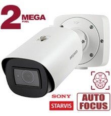 BEWARD SV2018RBZ Уличная IP-Камера 2 Мп, 1/2.8'' КМОП Sony Starvis, 2xWDR до 140 дБ, 3 потока Н.265/Н.264 HP/MJPEG, до 60к/с, 1920x1080, моторизованный объектив 2.7-13.5 мм