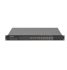 BEWARD Коммутатор ST-02402HP Неуправляемый, 24 порта 10/100/1000 Мбит/с (все с поддержкой High PoE) + 2 порта 1000 Мбит/с SFP, PoE бюджет 380 Вт