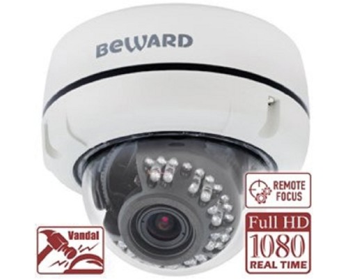 [Камера видеонаблюдения] BEWARD NK55002D7 Тип 4-2 ВН, 2 Мп, 1/2.8' КМОП SONY Exmor, 0.01 лк (день)/0.005 лк (ночь), H.264/MJPEG, 1920x1080 25 к/с, моторизованный объектив 2.8-11.0