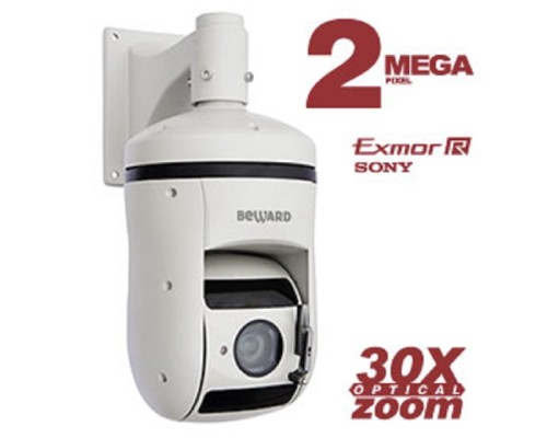 [Камера видеонаблюдения] BEWARD B81857-2RW 2 Мп, 1/2.8' КМОП SONY Starvis, 0.002 лк (день)/0.001 лк (ночь), DWDR, H.265/H.264/MJPEG, 1920x1080 25 к/с, DC-Drive, Zoom 30х оптич
