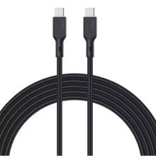 Aukey Кабель Nylon Braided 100w Kevlar 1m black (AC-CB-KCC101)