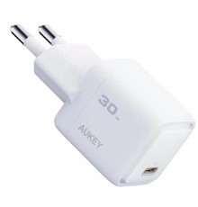 Aukey сетевое зарядное устройство Comet Mini 30W White (AWC-PA-C1W)