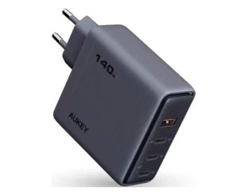 [Аксессуар] Aukey сетевое зарядное устройство Comet Mix 140W 3C+A  Gray (AWC-PA-C6G)