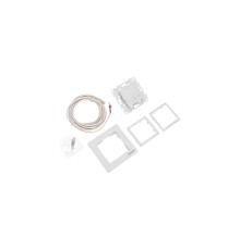 Rexant (51-0577) Терморегулятор цифровой RX-44W сенсорный, программируемый, с Wi-Fi, белый (совместим с рамкой Schneider, Legrand, ABB, Gira)