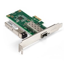 Exegate EX298935RUS Комплект: Сетевой адаптер SFP ExeGate EXE-i210-F1 + Трансивер Multi-Mode до 550м EXT-1G-MM850-LC2-550M (EX296228RUS: PCI-E x1 v2.0, порты 1x SFP (10/100/1000Mb/s), Gigabit Server N
