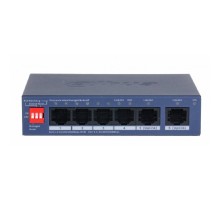 DAHUA DH-CS4006-4GT-36 4-портовый гигабитный PoE коммутатор с функцией облачного управления, 4 RJ45 10/100/1000Мбит/с (PoE/PoE+), 2 RJ45 10/100/1000Мбит/с (uplink)