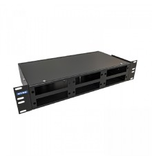NTSS Кросс NTSS оптический 19'' частично укомплектованный 2U, 32/48 портов LC duplex (планки 2LC-6шт, планка-заглушка-2шт, сплайс-кассета-3шт) черный RAL 9005 NTSS-RFOB-2U-32/48-2LC-S0010-BL