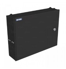 NTSS  Кросс NTSS оптический настенный частично укомплектованный 48 портов 2LC (планка 2LC 24 порта - 2шт, сплайс-кассета-3шт) черный RAL 9005 NTSS-WFOB-48-2LC-S0040-BL