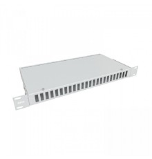 NTSS Кросс NTSS оптический 19'' укомплектованный 1U, 24 порта SC/APC duplex, 9/125 мкм (сплошная панель, сплайс-кассета 2шт, пигтейлы, КДЗС, адаптеры) серый RAL 7035 NTSS-RFOB-1U-24-2SC/A-9-SP1.5G0AY