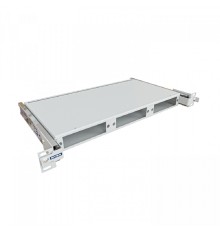 NTSS Кросс NTSS оптический выдвижной 19'' укомплектованный 1U, 8 портов SC/UPC, 62.5/125 мкм (планки, сплайс-кассета, пигтейлы, КДЗС, адаптеры) серый RAL 7035 NTSS-RsFOB-1U-8-SC/U-62.5-SP1.5G1AY