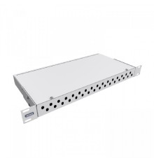 NTSS Кросс NTSS оптический 19'' укомплектованный 1U, 32 порта FC/UPC, 50/125 мкм (сплошная панель, сплайс-кассета, пигтейлы, КДЗС, адаптеры) серый RAL 7035 NTSS-RFOB-1U-32-FC/U-50-SP1.5G0AY