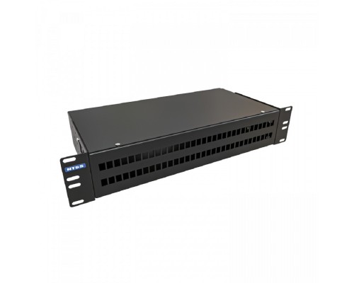 [Кросс, патч панель, адаптер] NTSS Кросс NTSS оптический 19' укомплектованный 2U, 64 порта LC/UPC duplex, 9/125 мкм (сплошная панель, сплайс-кассета 4шт, пигтейлы, КДЗС, адаптеры) черный RAL 9005 NTSS-RFOB-2U-64-2LC/U-9-SP1.5G0AY