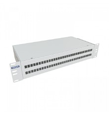 NTSS Кросс NTSS оптический 19'' укомплектованный 2U, 64 порта LC/APC duplex, 9/125 мкм (сплошная панель, сплайс-кассета 4шт, пигтейлы, КДЗС, адаптеры) серый RAL 7035 NTSS-RFOB-2U-64-2LC/A-9-SP1.5G0AY