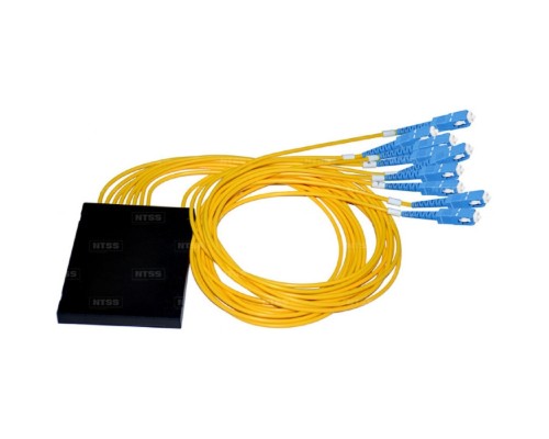 [Кросс, патч панель, адаптер] NTSS Разветвитель сплавной 1х3 оконцованный SC/UPC 9/125 вывод 1м буфер 0.9мм 1310/1550 NTSS-FCT-FBT-1/3-9-SC/U-1.0-0.9