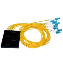 NTSS Разветвитель сплавной 1х4 оконцованный LC/UPC 9/125 вывод 1м буфер 3.0мм 1310/1550 NTSS-FCT-FBT-1/4-9-LC/U-1.0-3.0