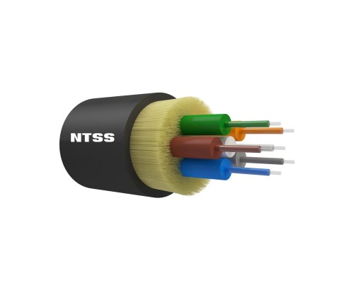 [Оптический кабель] NTSS Оптический кабель IN/OUT, OM3, 50/125, 6 волокон, LSZH, черный NTSS-FO-D-IN/OUT-503-6-LSZH