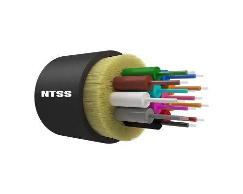 [Оптический кабель] NTSS Оптический кабель IN/OUT, OM3, 50/125, 12 волокон, LSZH, черный NTSS-FO-D-IN/OUT-503-12-LSZH
