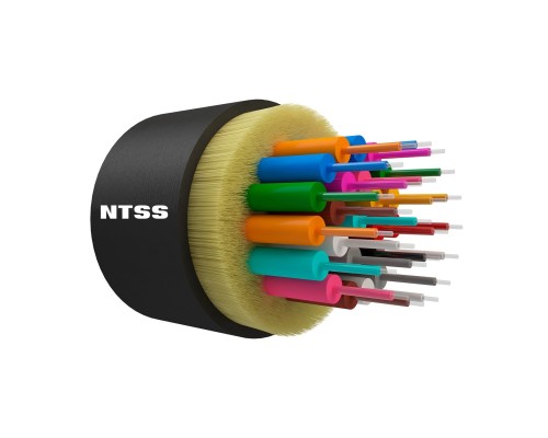 [Оптический кабель] NTSS Оптический кабель IN/OUT, OM3, 50/125, 24 волокна, LSZH, черный NTSS-FO-D-IN/OUT-503-24-LSZH