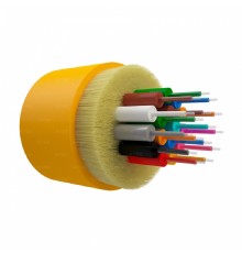 NTSS Оптический кабель распределительный, OS2, 9/125, 16 волокон, LSZH, жёлтый NTSS-FO-D-IN-9-16-LSZH