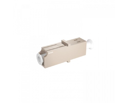 [Кросс, патч панель, адаптер] NTSS Адаптер оптический NTSS PREMIUM симплекс LC OM2 BEIGE NTSS.LC/U-PM-OM2-S-BG