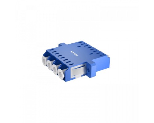 [Кросс, патч панель, адаптер] NTSS Адаптер оптический NTSS PREMIUM квадро LC SM BLUE NTSS.4LC/U-PM-SM-S-BU