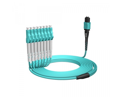 [Патч-корд, пигтейл] NTSS Волоконно-оптическая сборка fan-out NTSS PREMIUM 12ов, MTP/UPC (male)-LC/UPC, 50/125 OM3, вывод 1м, буфер 2.0мм, 5м, LSZH NTSS-FM12PM-503-MTP/U(m)-LC/U-1.0-2.0-5