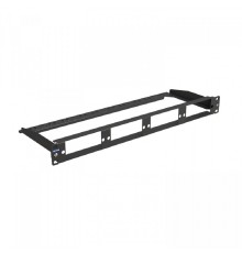 NTSS Наборная 19” патч-панель NTSS PREMIUM для 4 кассет MTP, 1U, черная NTSS-RP-PM-1U-C04-MTP-BL