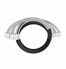 NTSS Кабельная сборка NTSS PREMIUM 6pc, UTP CAT5e, оконцована разъемами KEYSTONE RJ45 UTP CAT5e, заделка в чулке, вывод 0.6м, длина 12м, LSZH, серый NTSS-PC-PM-6-UTP-RJ45KJ-5e-S-0.6-12.0-LSZH-GY