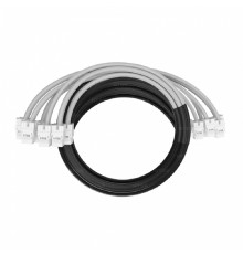 NTSS Кабельная сборка NTSS PREMIUM 6pc, UTP CAT5e, оконцована разъемами KEYSTONE RJ45 UTP CAT5e, заделка в чулке, вывод 0.6м, длина 20м, LSZH, серый NTSS-PC-PM-6-UTP-RJ45KJ-5e-S-0.6-20.0-LSZH-GY
