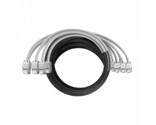 [патч-корд] NTSS Кабельная сборка NTSS PREMIUM 6pc, FTP CAT5e, оконцована разъемами KEYSTONE RJ45 FTP CAT5e, заделка в чулке, вывод 0.6м, длина 21м, LSZH, серый NTSS-PC-PM-6-FTP-RJ45KJ-5e-S-0.6-21.0-LSZH-GY
