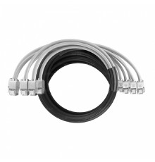NTSS Кабельная сборка NTSS PREMIUM 6pc, FTP CAT6, оконцована разъемами KEYSTONE RJ45 FTP CAT6, заделка в чулке, вывод 0.6м, длина 16м, LSZH, серый NTSS-PC-PM-6-FTP-RJ45KJ-6-S-0.6-16.0-LSZH-GY
