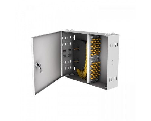 [Кросс, патч панель, адаптер] NTSS Кросс настенный NTSS PREMIUM предсобранный, 24 порта ST/UPC, 9/125 мкм, (сплайс, пигтейлы, кдзс, планки, адаптеры) NTSS-WFOB-PM-24-ST/U-9-SP1.5G2A