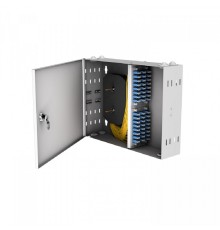 NTSS Кросс настенный NTSS PREMIUM предсобранный, 32 порта LC/UPC duplex, 9/125 мкм, (розетки, сплайс 2шт, КДЗС, пигтейлы) NTSS-WFOB-PM-32-2LC/U-9-SP1.5G1A