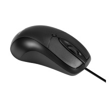 Exegate EX298195RUS Мышь ExeGate Professional Standard B100 (USB, оптическая, 1000dpi, 3D, 3 кнопки и колесо прокрутки, длина кабеля 1,5м, черная, Color Box)