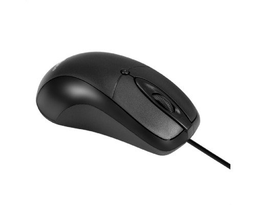 [Мыши] Exegate EX298196RUS Мышь ExeGate Professional Standard B100L (USB, оптическая, 1000dpi, 3D, 3 кнопки и колесо прокрутки, длина кабеля 2м, черная, Color Box)