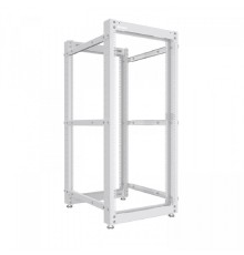 NTSS Стойка серверная NTSS OR двухрамная 45U 600-1000мм, комплект ножек, серый RAL 7035 NTSS-2POR45U/600-1000
