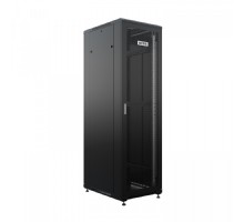 NTSS Шкаф напольный универсальный серверный NTSS R 22U 600х800мм, 4 профиля 19, двери перфорированная и перфорированная, боковые стенки съемные, регулируемые опоры, разобранный, черный RAL 9005 NTSS-R