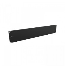 NTSS Панель 2U заглушка NTSS, крепление 19 2U, черный RAL 9005 NTSS-FUB-2U-BL