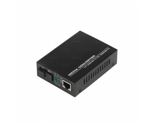 [Кросс, патч панель, адаптер] NTSS WDM медиаконвертер NTSS с RJ45 портом 10/100Base-T и 10/100Base-FX с разъемом SC, рабочая длина волны (передача/прием) 1550/1310 нм, SM, дальность до 20 км, DC 5В 2A NTSS-120B