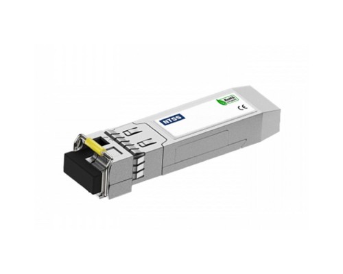 [Кросс, патч панель, адаптер] NTSS Модуль NTSS SFP, 1,25Гбит/с, разъём LC, рабочая длина волны 1550/1310нм, SM, WDM, дальность до 20км, ОБ 14дБ, DDM (INDUSTRIAL -45 +85C) NTSS-SFP-1.25G-53-20LDI