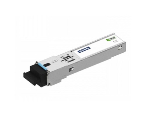 [Кросс, патч панель, адаптер] NTSS Модуль NTSS SFP, 1,25Гбит/с, разъём SC, рабочая длина волны 1310/1550нм, SM, WDM, дальность до 20км, ОБ 14дБ, DDM (INDUSTRIAL -45 +85C) NTSS-SFP-1.25G-35-20SDI