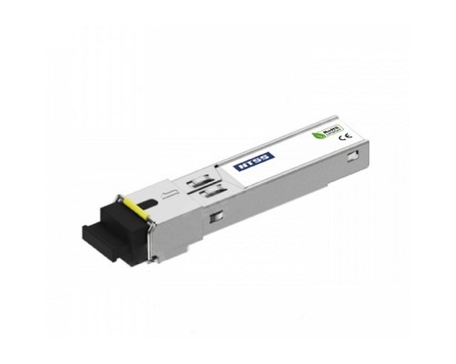 [Кросс, патч панель, адаптер] NTSS Модуль NTSS SFP, 1,25Гбит/с, разъём SC, рабочая длина волны 1550/1310нм, SM, WDM, дальность до 40км, ОБ 17дБ, DDM NTSS-SFP-1.25G-53-40SD