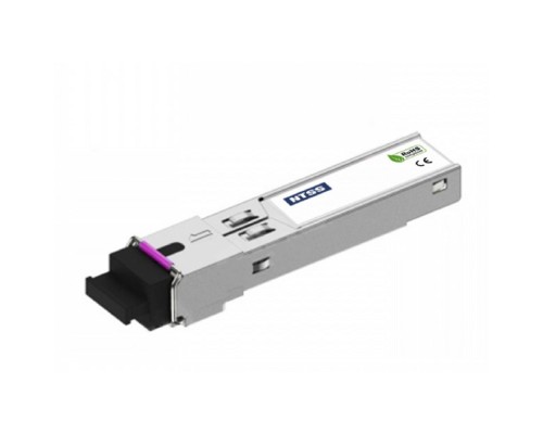 [Кросс, патч панель, адаптер] NTSS Модуль NTSS SFP, 1,25Гбит/с, разъём SC, рабочая длина волны 1490/1550нм, SM, WDM, дальность до 80км, ОБ 24дБ, DDM NTSS-SFP-1.25G-45-80SD